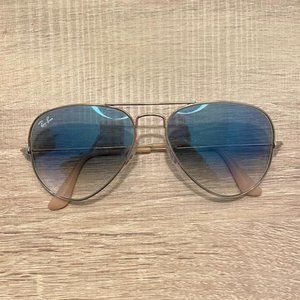 Ray Ban Blue Aviator Gradient